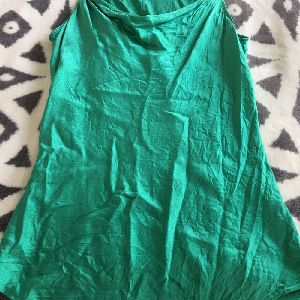 Green blouse